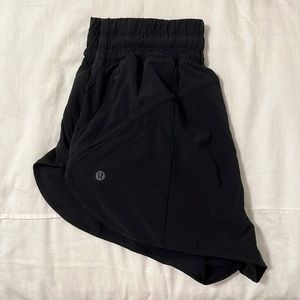 Track that 3in high rise lululemon shorts